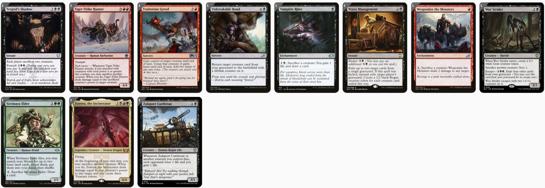 MTG Magic the Gathering Commander Deck - Korvold, Fae-Cursed King (Sacrifice)