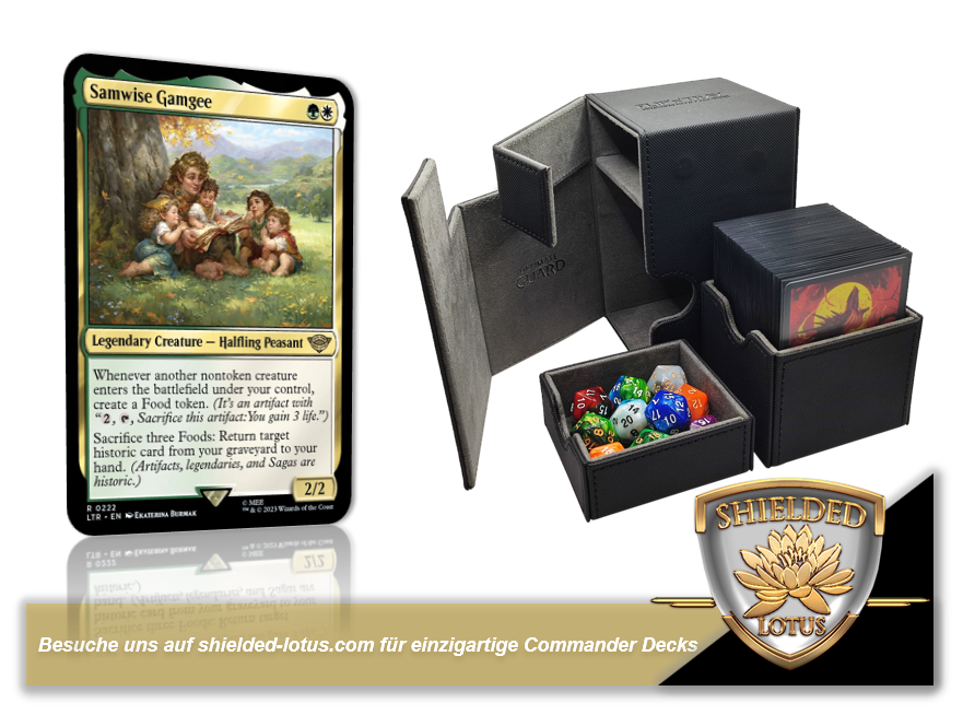 MTG Magic the Gathering Commander Deck - Samwise Gamgee (Food Tokens)