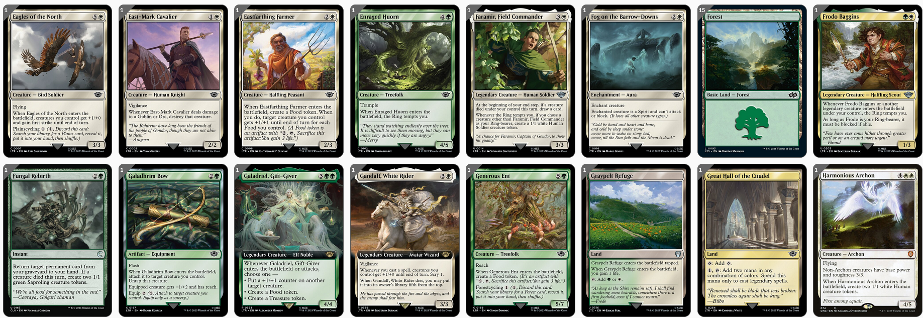 MTG Magic the Gathering Commander Deck - Samwise Gamgee (Food Tokens)