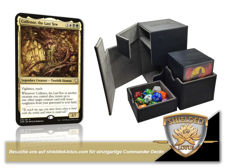 MTG Magic the Gathering Commander Deck - Colfenor, the Last Yew (Treefolk)