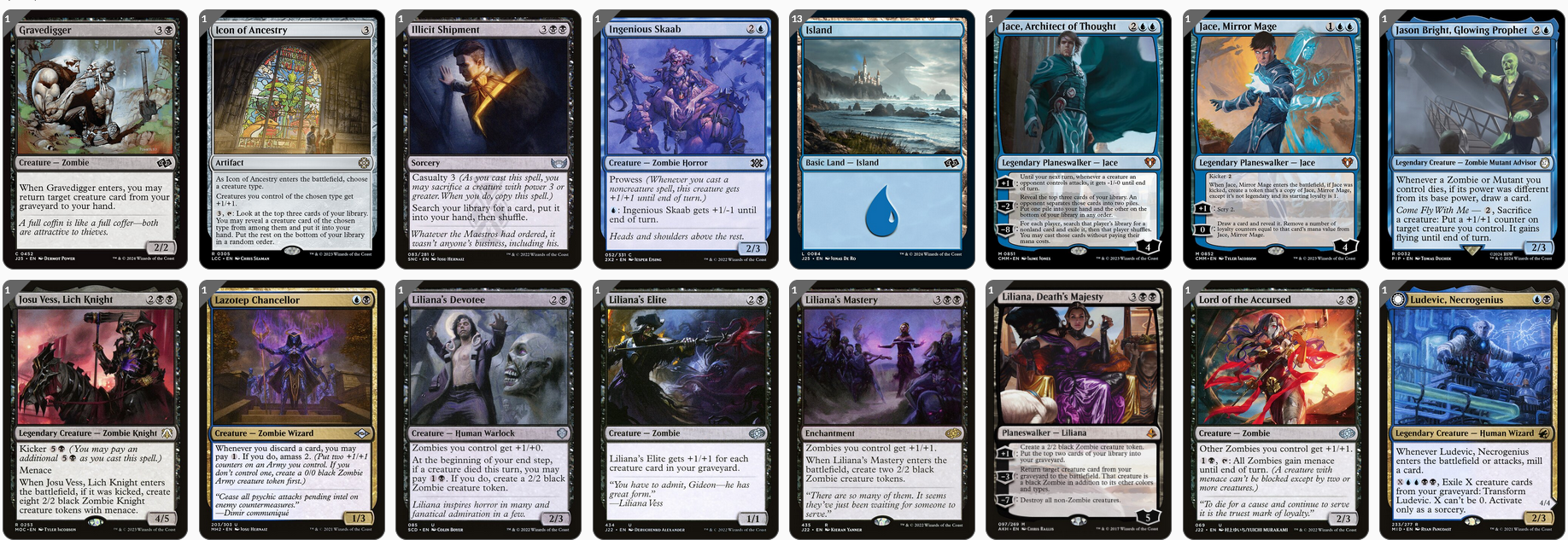 MTG Magic the Gathering Commander Deck - Wilhelt, the Rotcleaver (Undead Zombies)