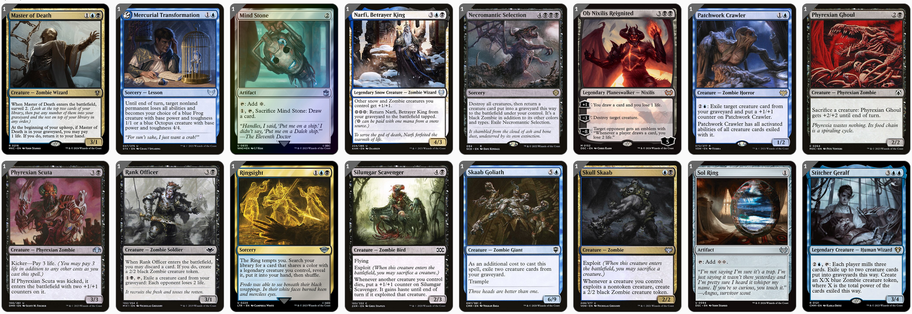 MTG Magic the Gathering Commander Deck - Wilhelt, the Rotcleaver (Undead Zombies)