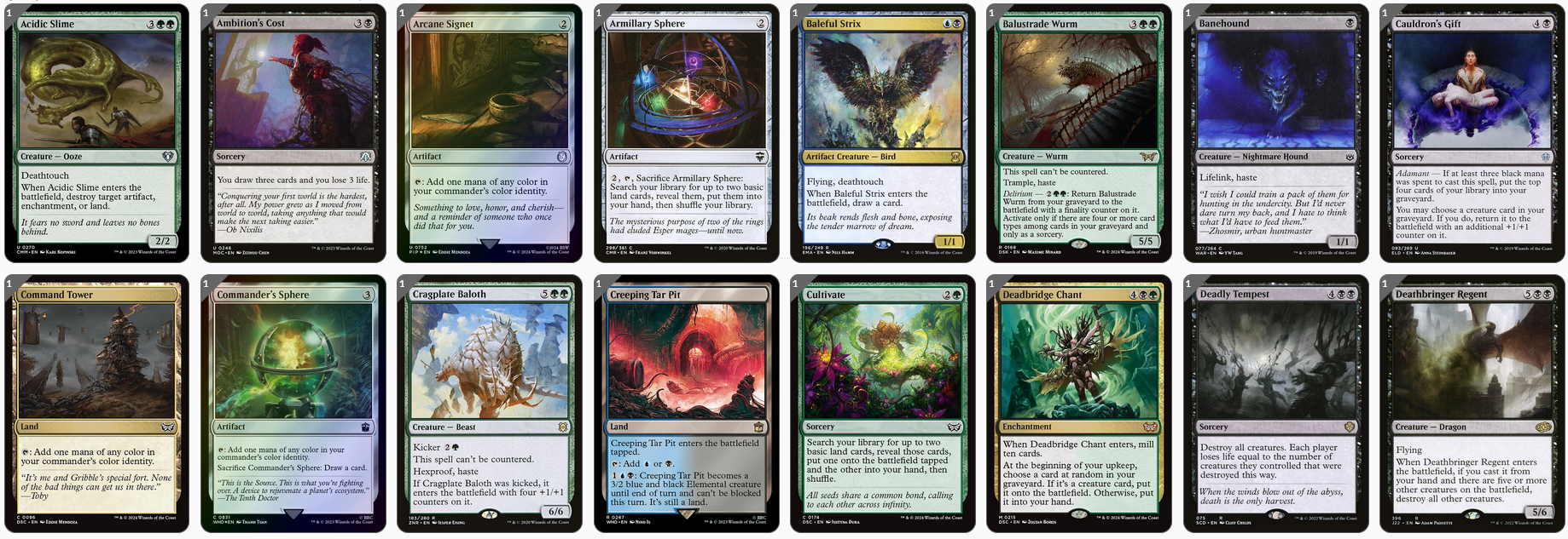 MTG Magic the Gathering Commander Deck - Indominus Rex, Alpha (Keywords)