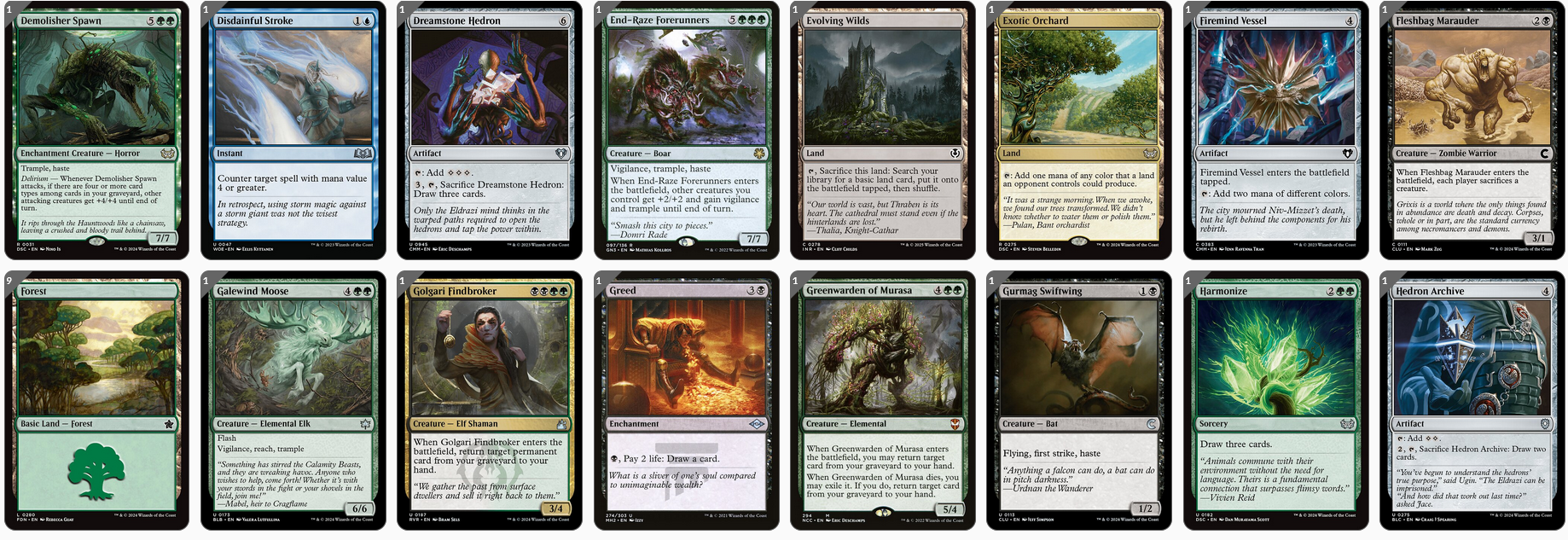 MTG Magic the Gathering Commander Deck - Indominus Rex, Alpha (Keywords)