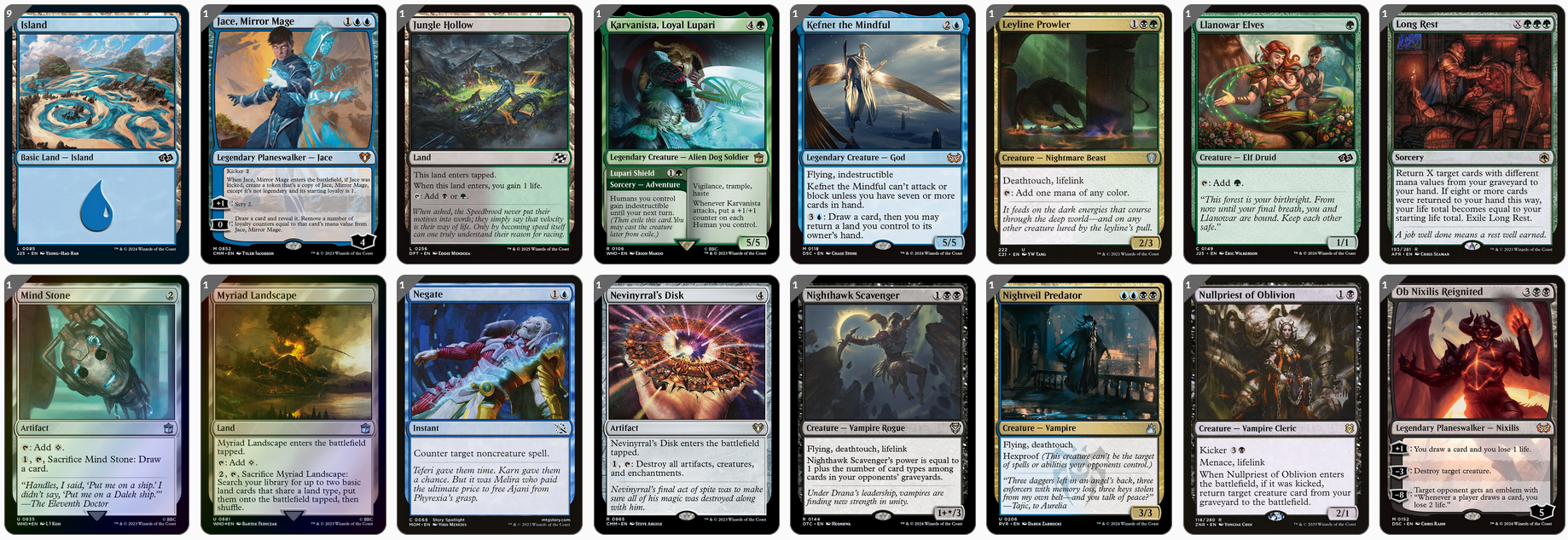 MTG Magic the Gathering Commander Deck - Indominus Rex, Alpha (Keywords)