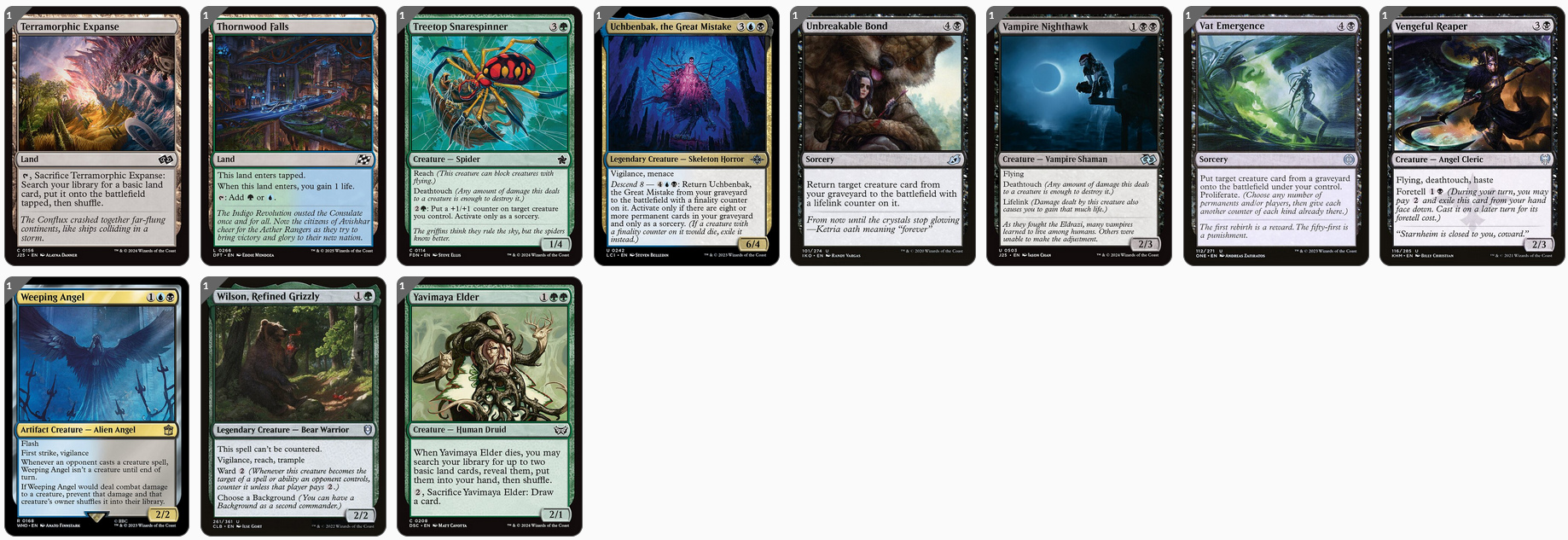 MTG Magic the Gathering Commander Deck - Indominus Rex, Alpha (Keywords)
