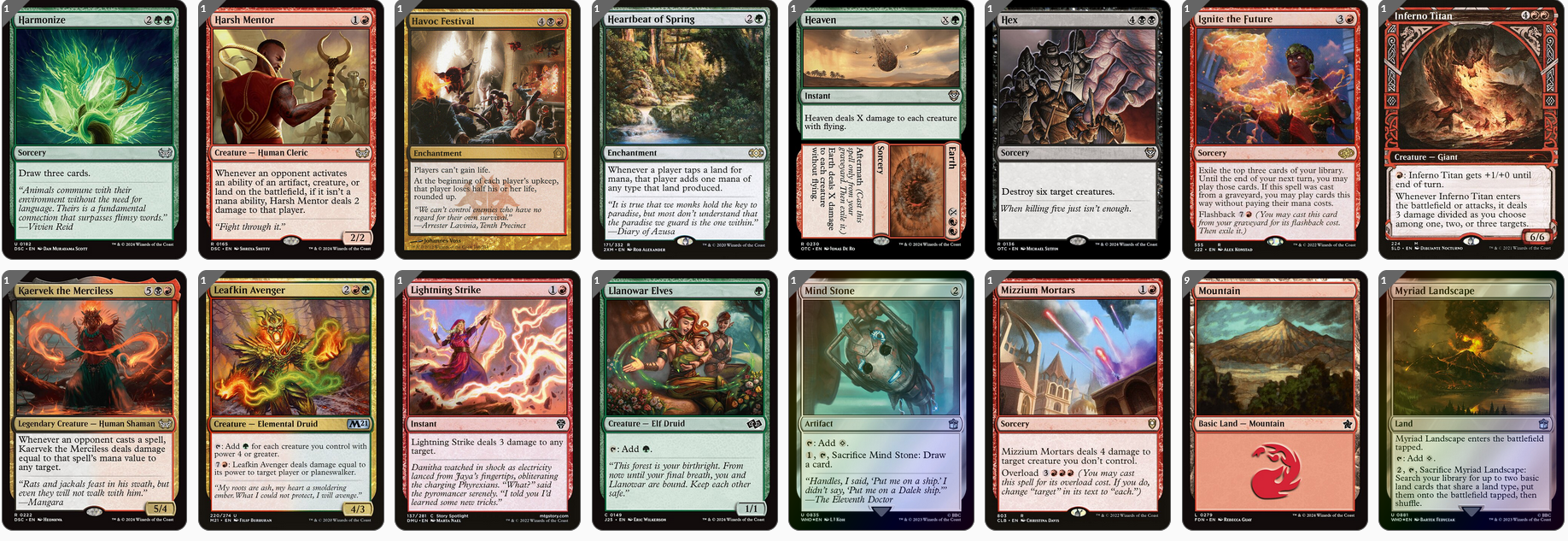 MTG Magic the Gathering Commander Deck - Yurlok of Scorch Thrash (Mana Burn)