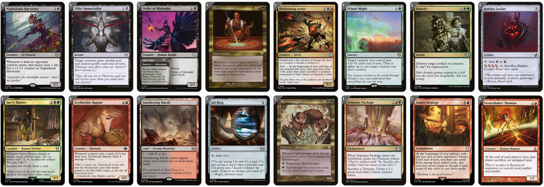 MTG Magic the Gathering Commander Deck - Yurlok of Scorch Thrash (Mana Burn)