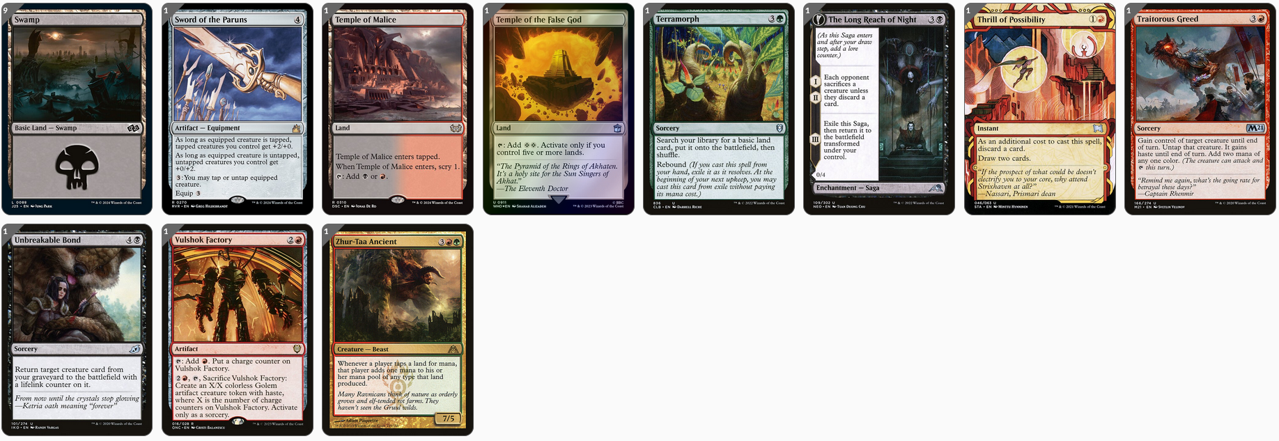 MTG Magic the Gathering Commander Deck - Yurlok of Scorch Thrash (Mana Burn)