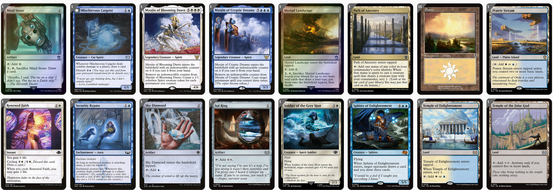 MTG Magic the Gathering Commander Deck - Millicent, Restless Revenant (Spirits)