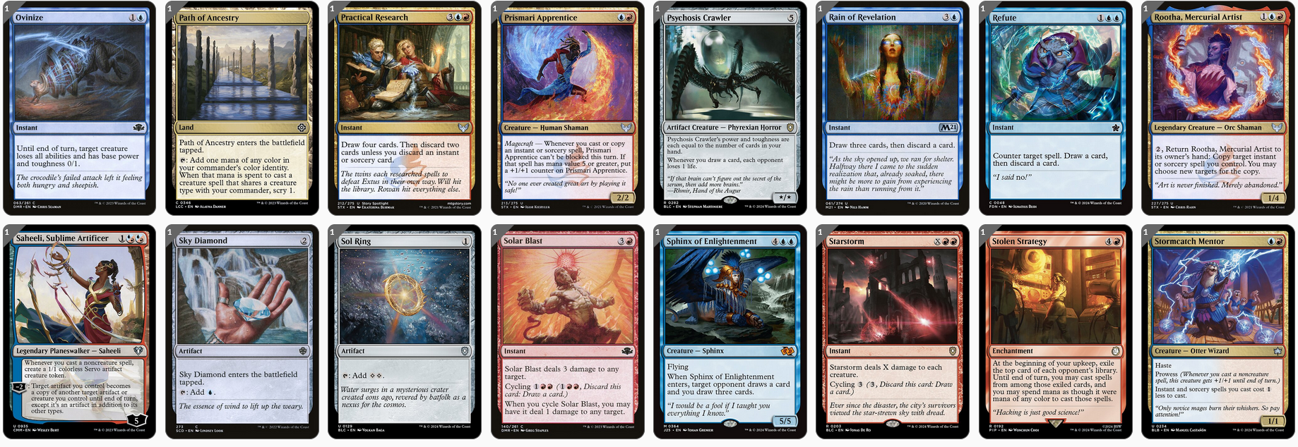 MTG Magic the Gathering Commander Deck - Niv-Mizzet, Parun (Spellslinger)