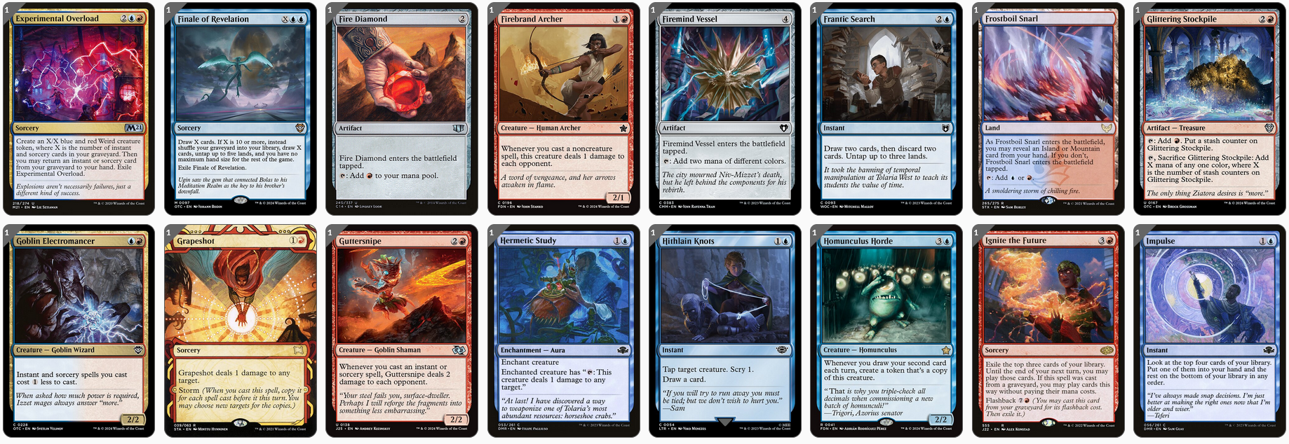 MTG Magic the Gathering Commander Deck - Niv-Mizzet, Parun (Spellslinger)