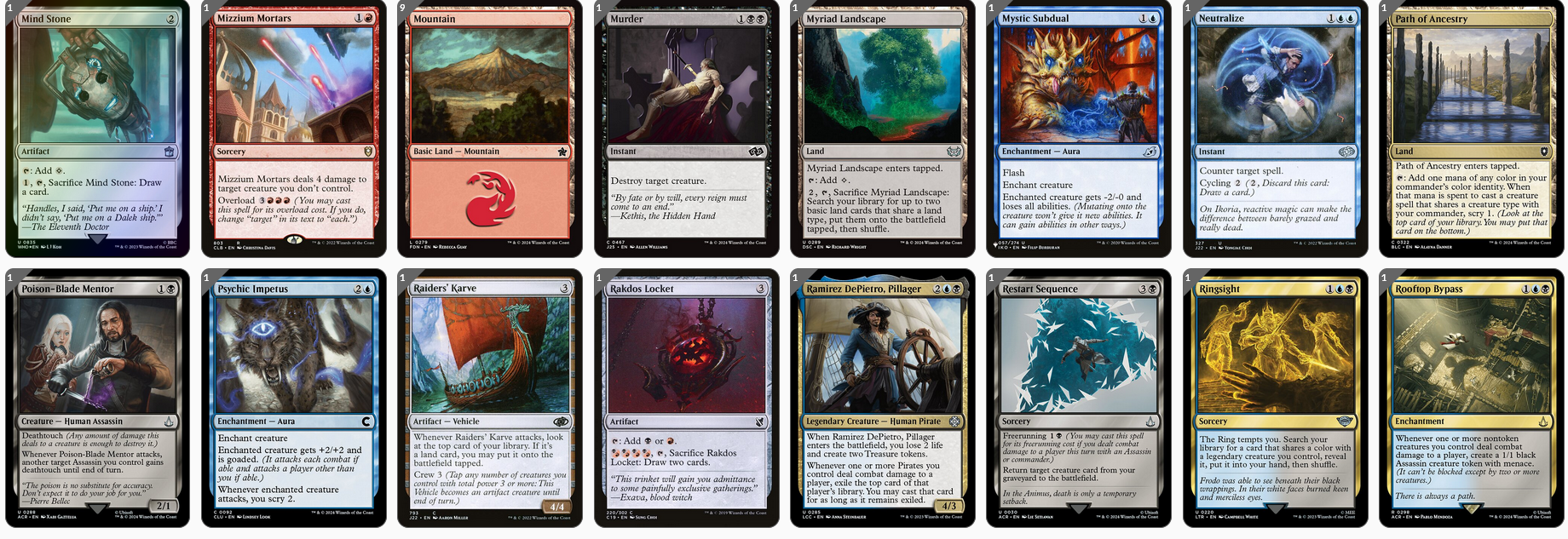 MTG Magic the Gathering Commander Deck - Edward Kenway (Vehicles, Pirates & Assassins)