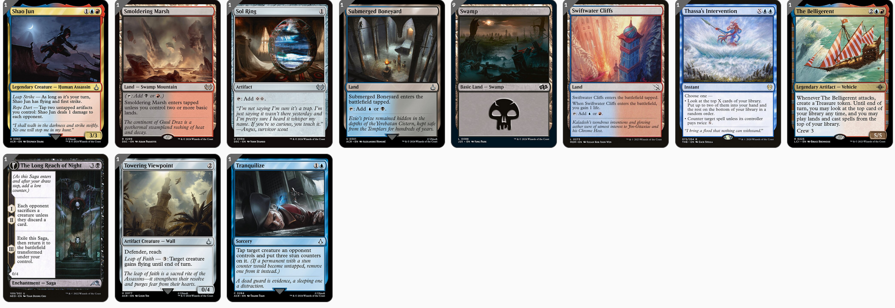 MTG Magic the Gathering Commander Deck - Edward Kenway (Vehicles, Pirates & Assassins)