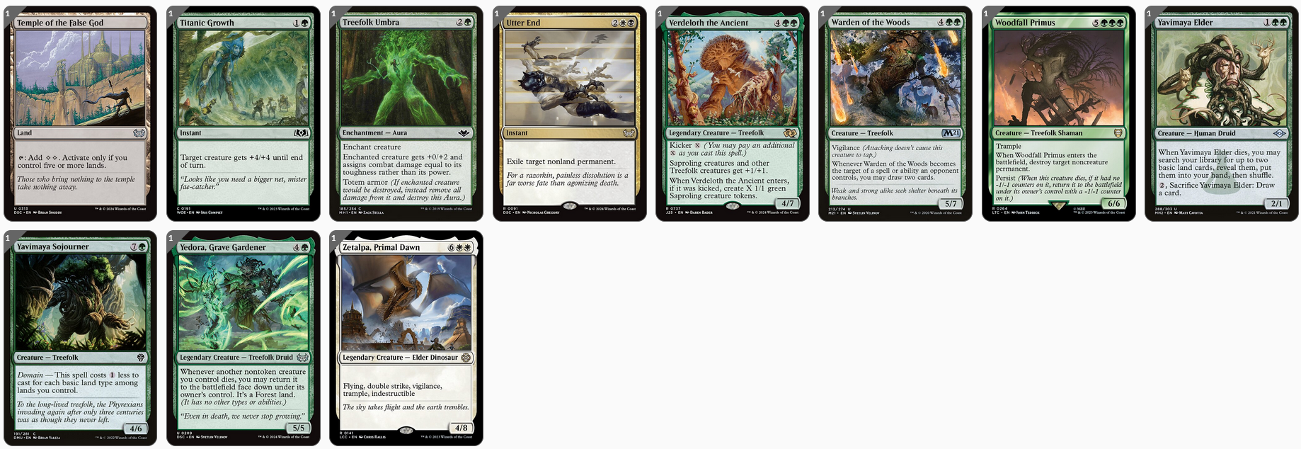 MTG Magic the Gathering Commander Deck - Doran, the Siege Tower (Toughness Matters)
