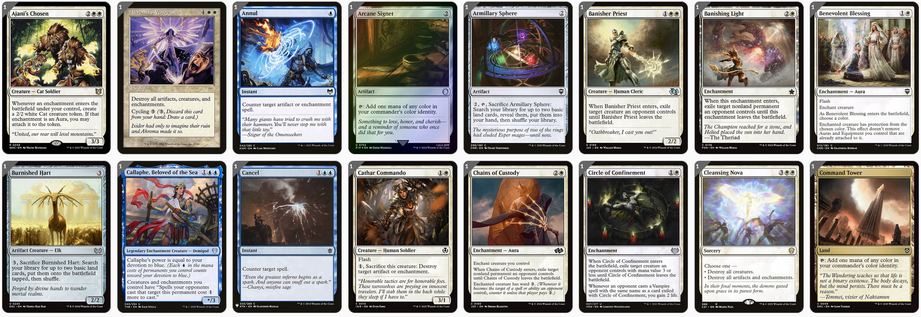 MTG Magic the Gathering Commander Deck - Bruna, Light of Alabaster (Auras)