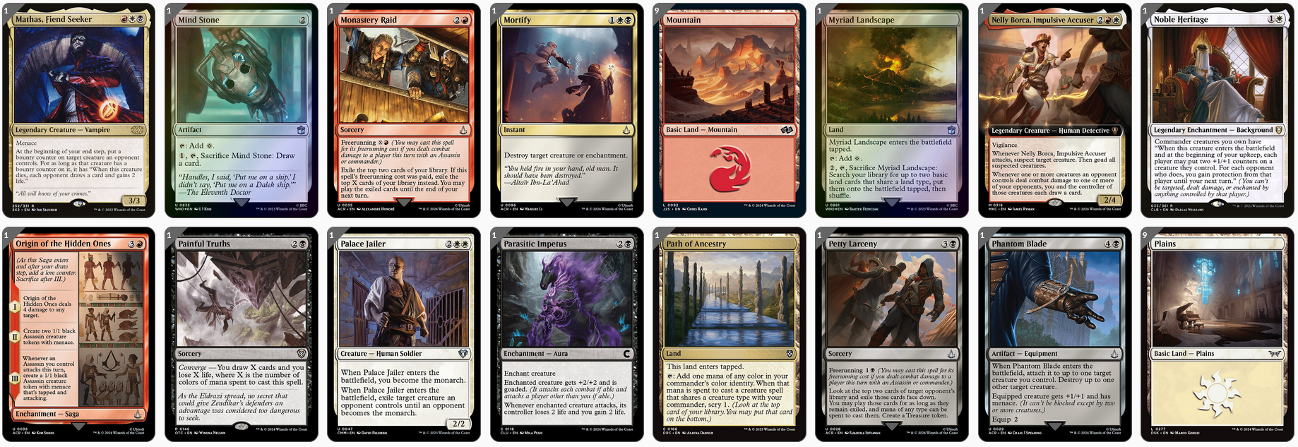 MTG Magic the Gathering Commander Deck - Queen Marchesa (Monarch & Assassins)