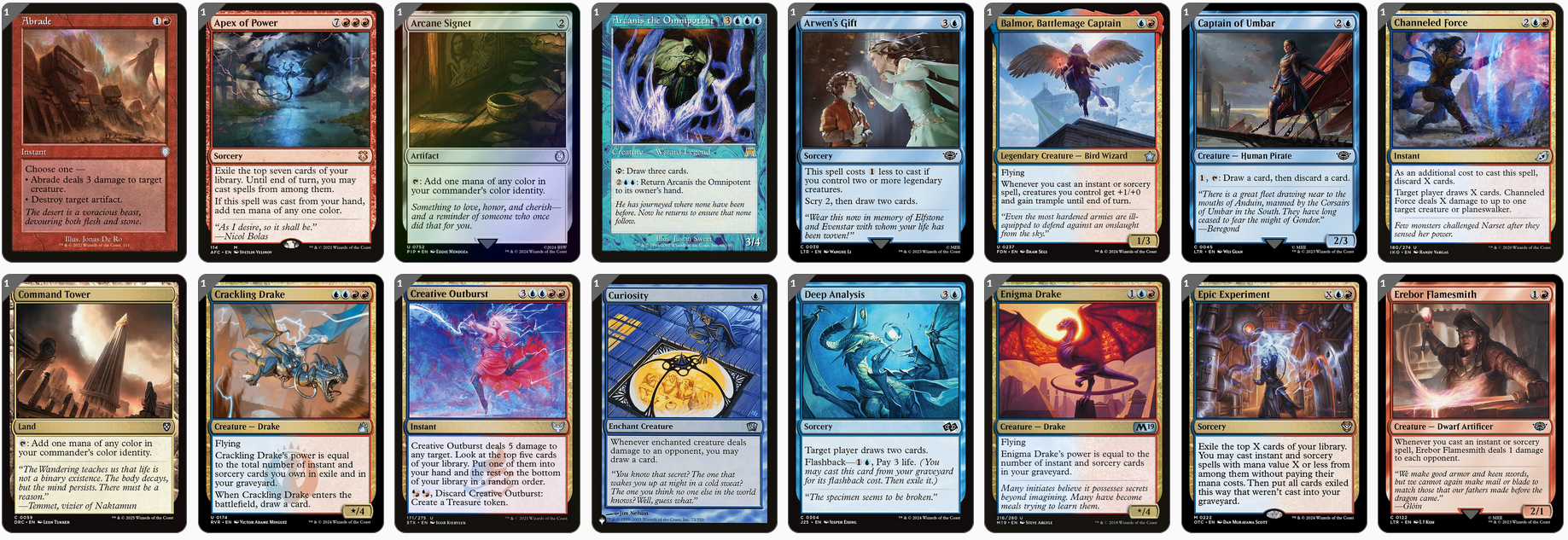 MTG Magic the Gathering Commander Deck - Melek, Reforged Researcher