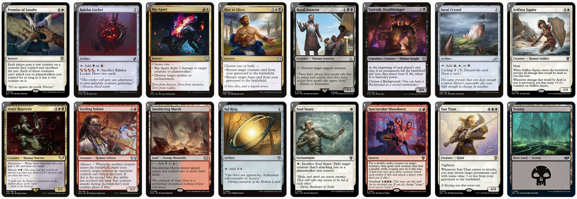 MTG Magic the Gathering Commander Deck - Queen Marchesa (Monarch & Assassins)