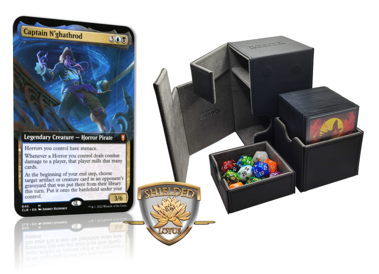 MTG Magic the Gathering Commander Deck - Captain N'ghathrod (Horror) Shielded Lotus MTG Magic the Gathering Commander Deck - Captain N'ghathrod (Horror) Shielded Lotus
