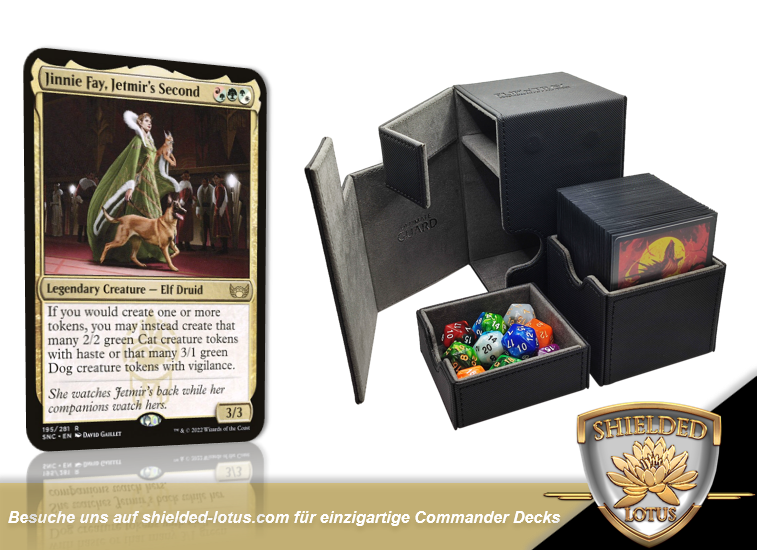 MTG Magic the Gathering Commander Deck - Jinnie Fay, Jetmir's Second (Naya Token)