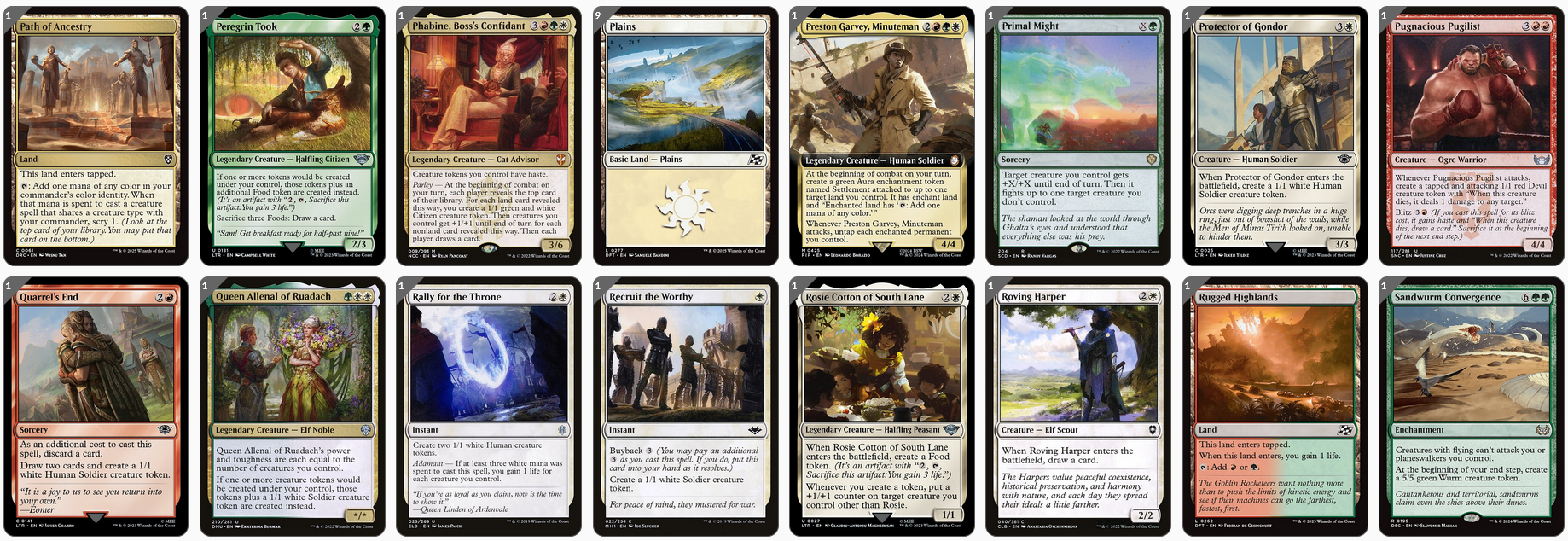 MTG Magic the Gathering Commander Deck - Jinnie Fay, Jetmir's Second (Naya Token)