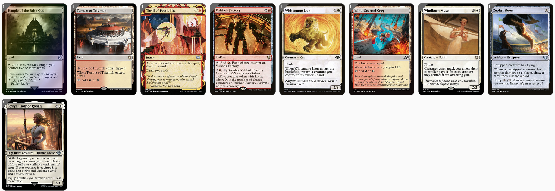 MTG Magic the Gathering Commander Deck - Raiyuu, Storm's Edge (Combat Equipment)