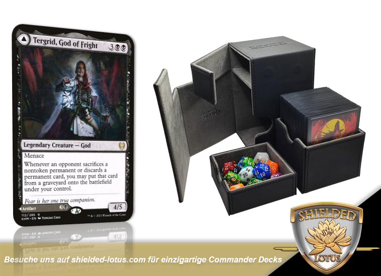 mtg tergrid commander deck We didn't talk about one of the most incredible decks for some time: Tergrid, God of Fright. , This mono-black (c?)EDH Deck is loved by some and hated by others. Do you love or hate it? , The Deck is