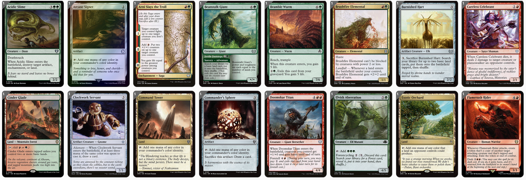 MTG Magic the Gathering Commander Deck - Ruric Thar, the Unbowed (Primal Aggro)