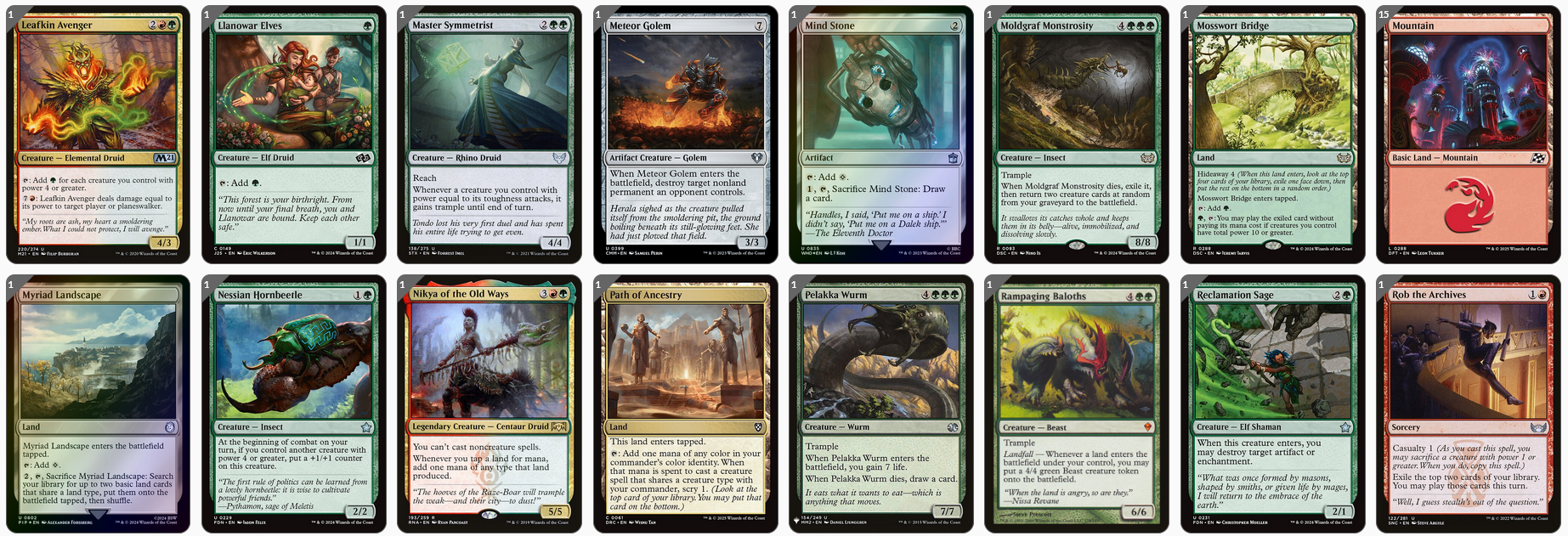 MTG Magic the Gathering Commander Deck - Ruric Thar, the Unbowed (Primal Aggro)