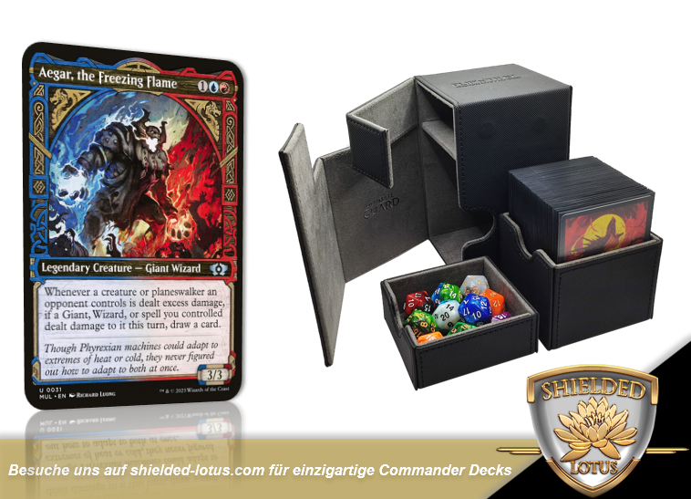 MTG Magic Commander Deck - Aegar, the Freezing Flame (Giants & Wizards)