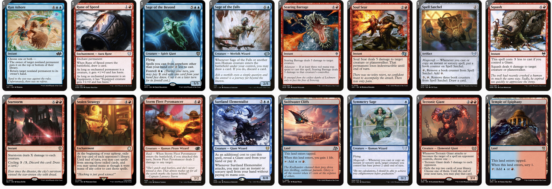 MTG Magic Commander Deck - Aegar, the Freezing Flame (Giants & Wizards)