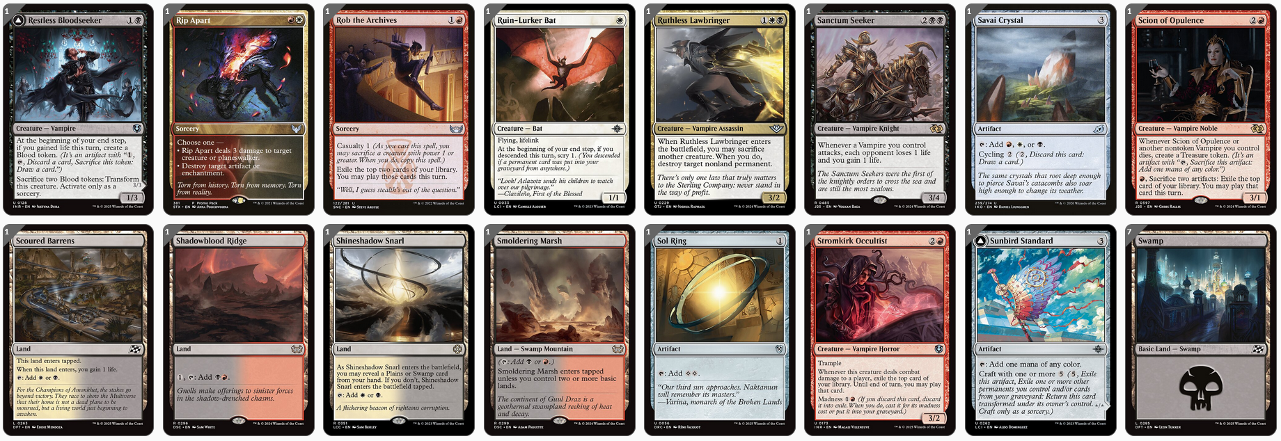 MTG Magic the Gathering Commander Deck - Edgar Markov (Vampires Rising)