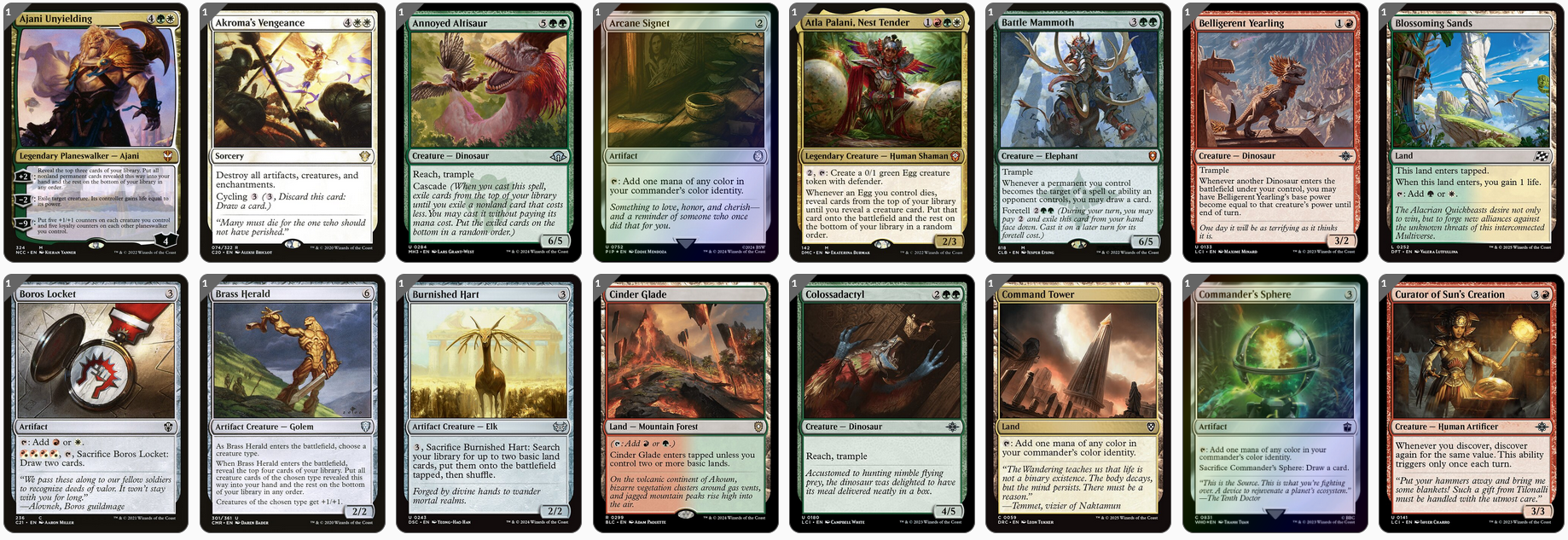 MTG Magic the Gathering Commander Deck - Pantlaza, Sun-Favored (Dinosaurier, Discover)
