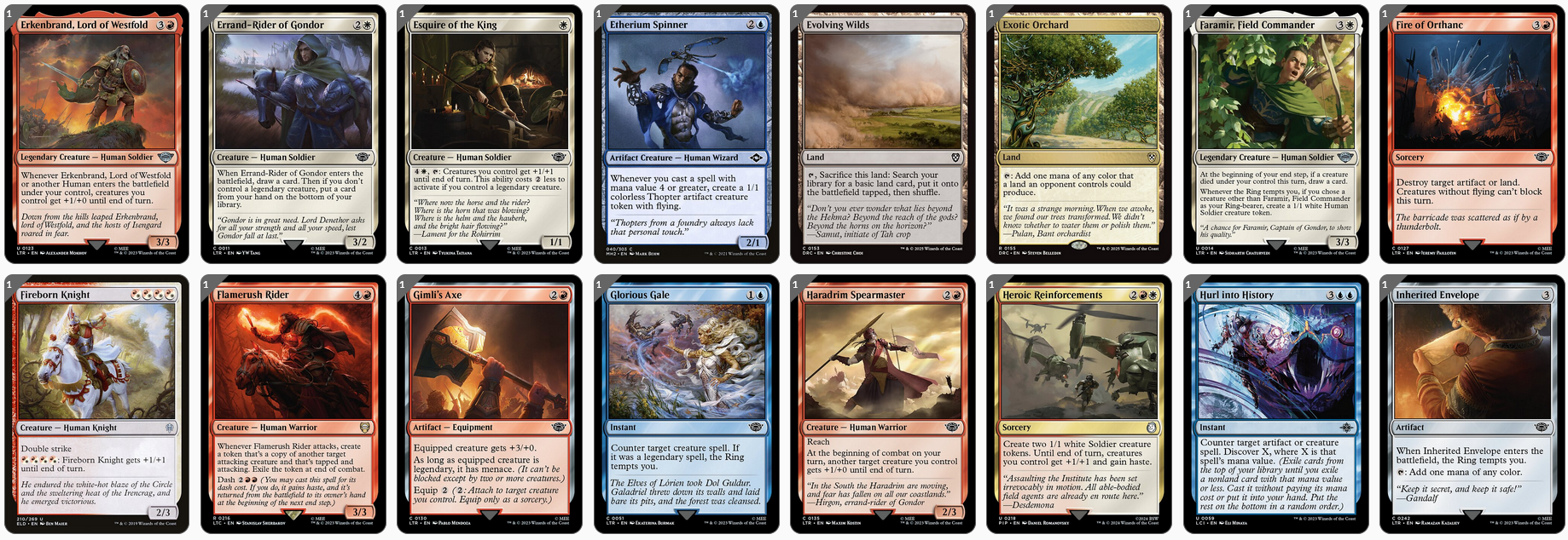MTG Magic the Gathering Commander Deck - owyn, Shieldmaiden (Jeskai H Shielded Lotus MTG Magic the Gathering Commander Deck - owyn, Shieldmaiden (Jeskai H Shielded Lotus