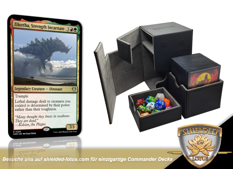 MTG Magic the Gathering Commander Deck - Zilortha, Strength Incarnate (Godzilla & Dinosaurs)