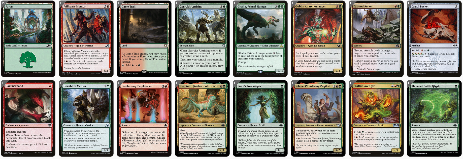 MTG Magic the Gathering Commander Deck - Zilortha, Strength Incarnate (Godzilla & Dinosaurs)