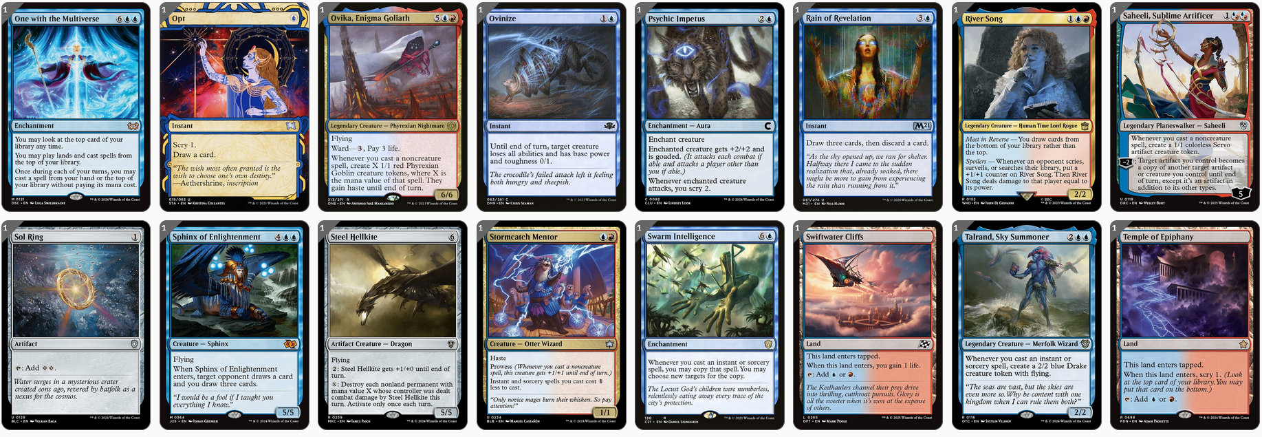 MTG Magic the Gathering Commander Deck - Neera, Wild Mage(Chaos & Big Mana)