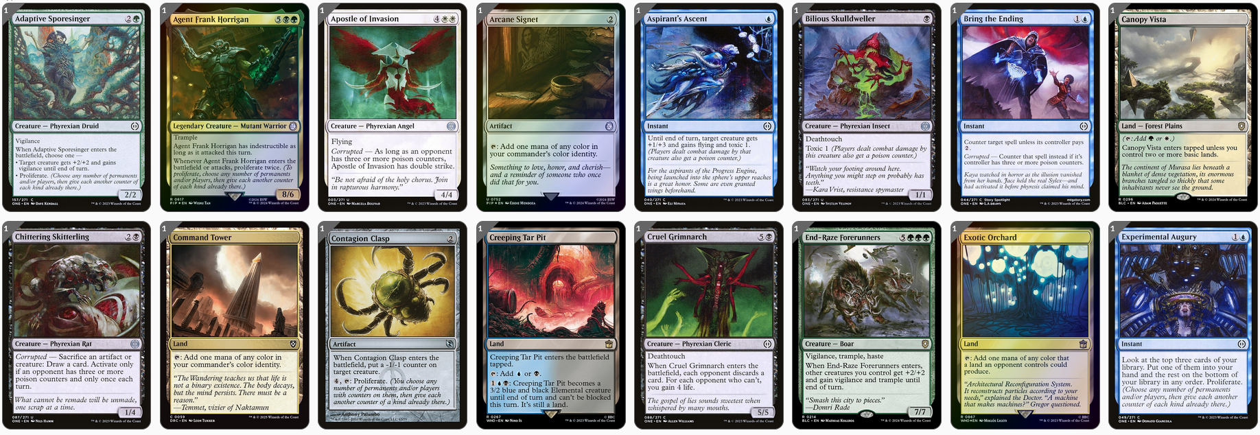 MTG Magic 100-Karten Commander Deck - Atraxa, Paetor's Voice (Poison, Infect)
