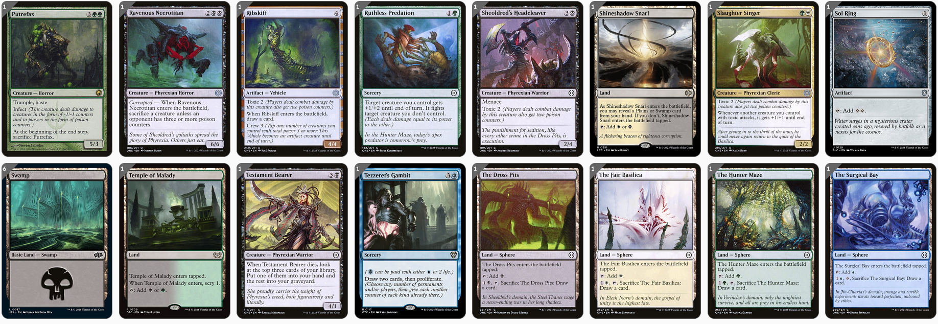MTG Magic 100-Karten Commander Deck - Atraxa, Paetor's Voice (Poison, Infect)