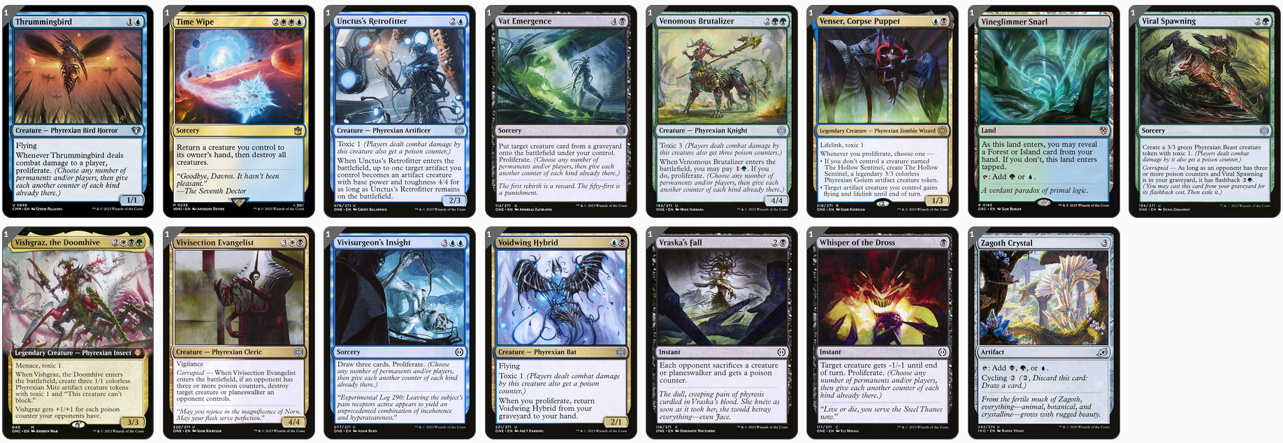 MTG Magic 100-Karten Commander Deck - Atraxa, Paetor's Voice (Poison, Infect)