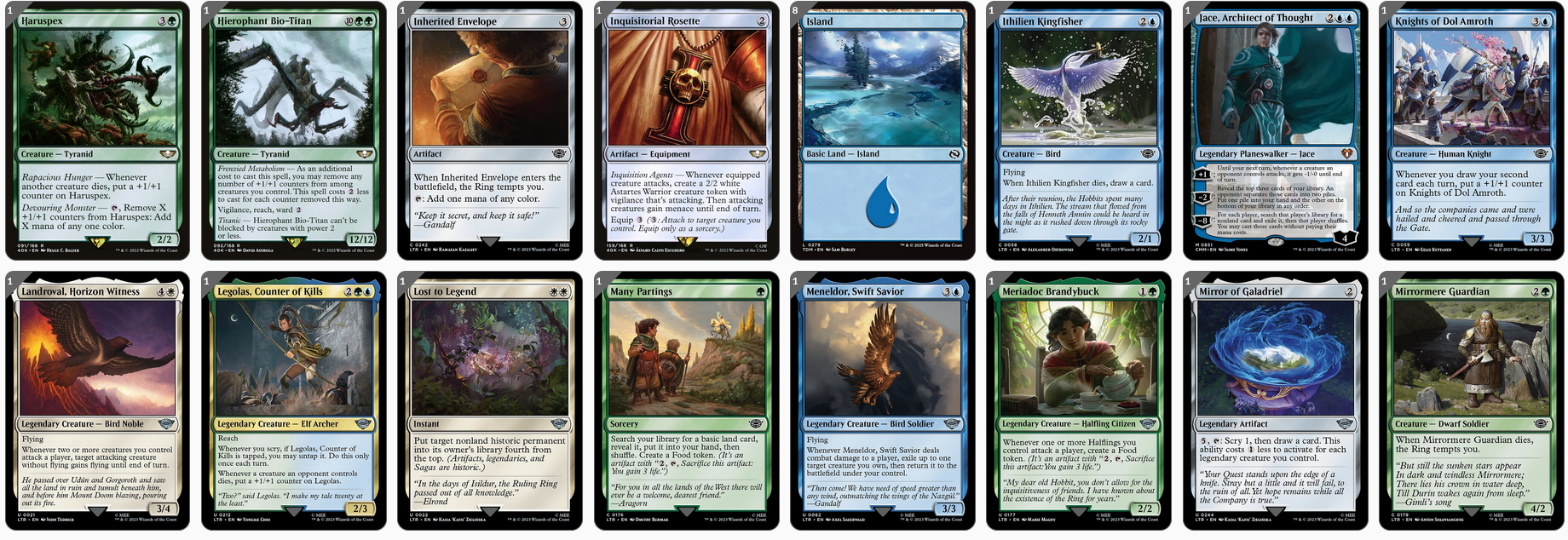 MTG Magic the Gathering Commander Deck - Galadriel, Light of Valinor (Elf, LotR)