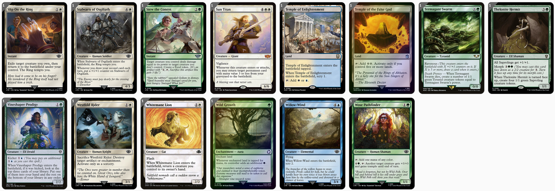 MTG Magic the Gathering Commander Deck - Galadriel, Light of Valinor (Elf, LotR)