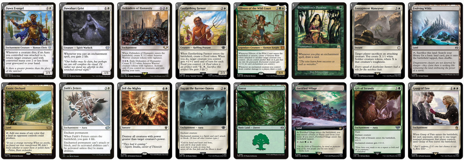 MTG Magic the Gathering Commander Deck - Sythis, Harvest's Hand (Enchantment, Lifegain)