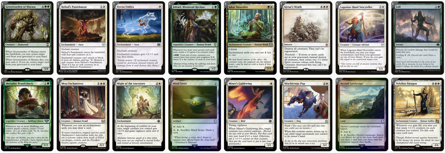 MTG Magic the Gathering Commander Deck - Sythis, Harvest's Hand (Enchantment, Lifegain)