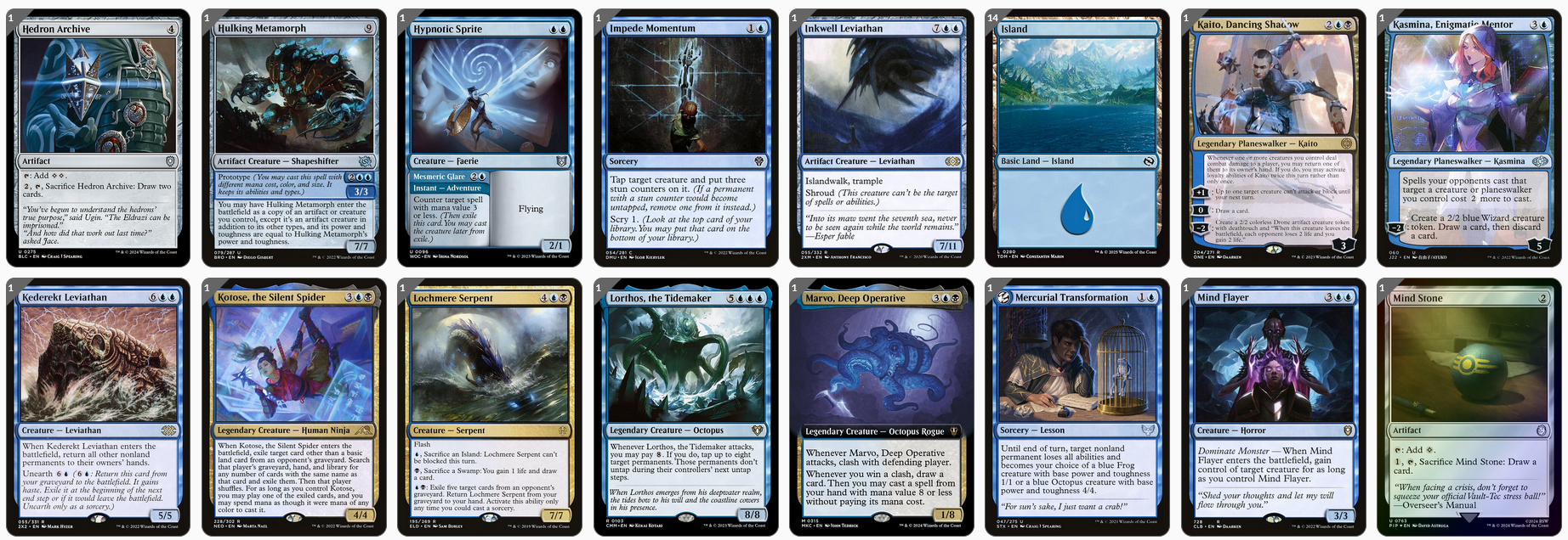 MTG Magic the Gathering Commander Deck - Satoru Umezawa (Ninja & Monsters)