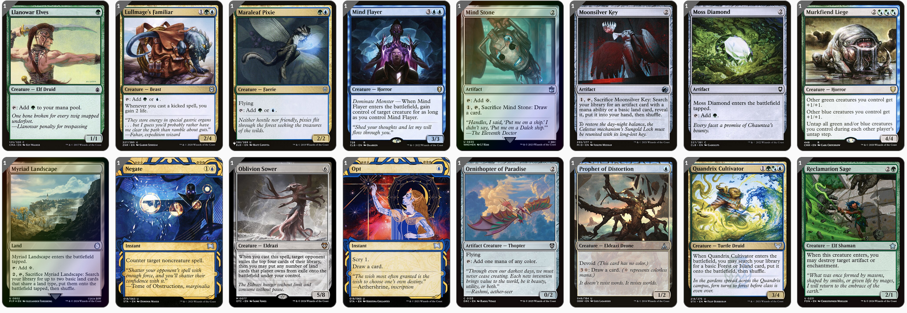 MTG Magic the Gathering Commander Deck - Kinnan, Bonder Prodigy (Big Mana)