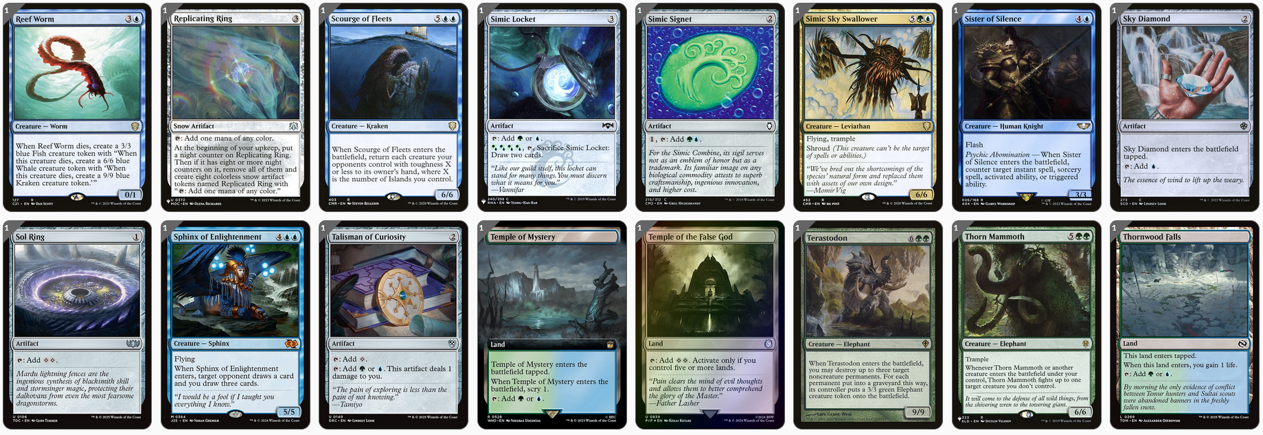 MTG Magic the Gathering Commander Deck - Kinnan, Bonder Prodigy (Big Mana)