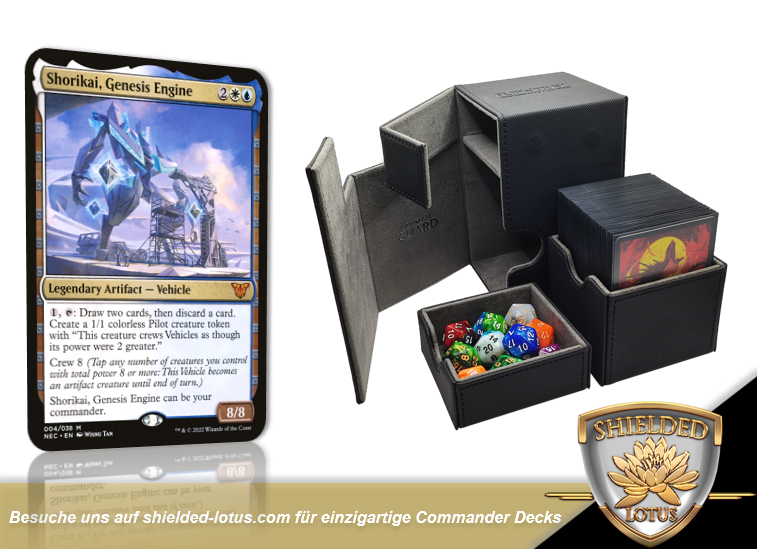 mtg shorikai commander deck MTG Commander Deck EDH Deck Shorikai, Genesis Engine 100 Magic Cards Custom Deck Vehicles