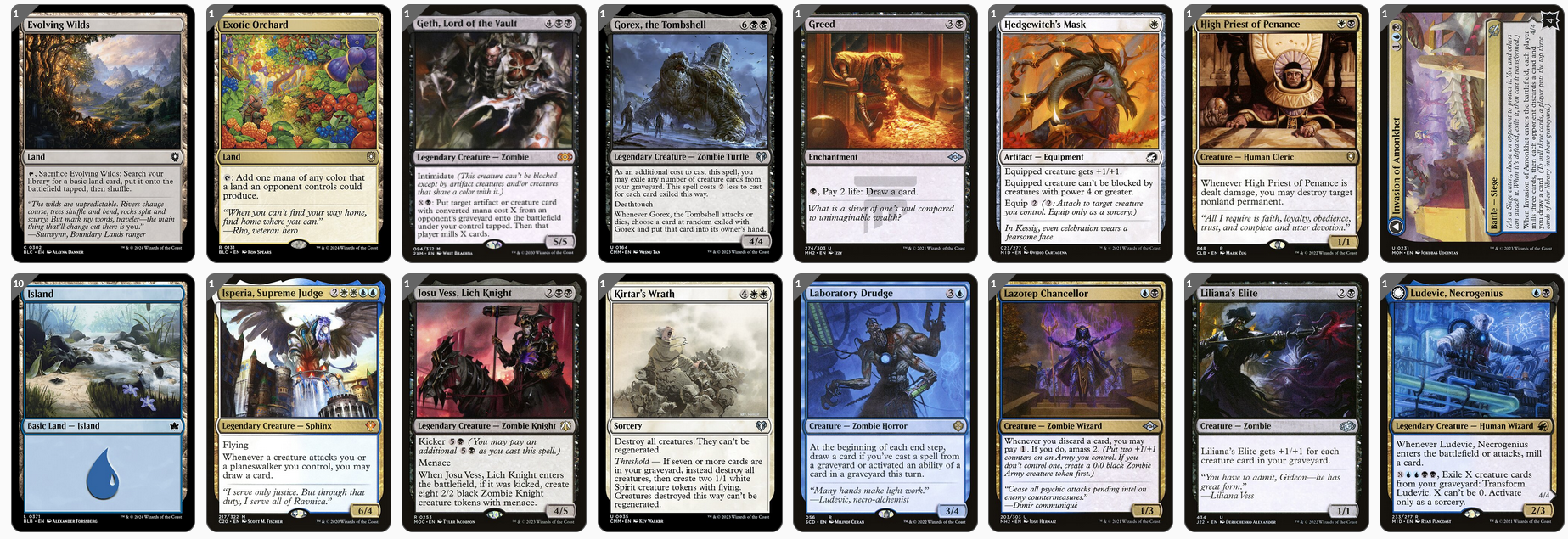MTG Magic 100-Karten Commander Deck - Nevinyrral, Urborg Tyrant (Zombies)